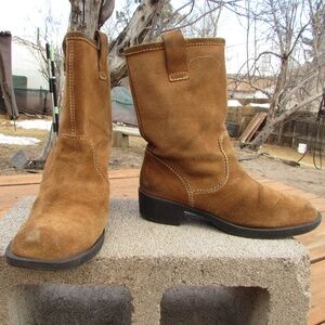 Glacee Vintage Wellington-style pull-on work boot